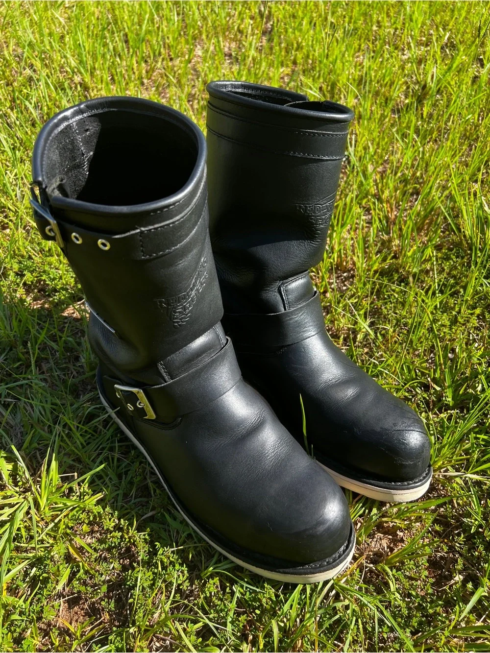 RARE Red Wing 988 size 11 Mens RESOLED Wedge Motorcycle Boots